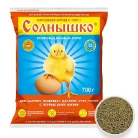 Корм готовый Солнышко (700 г) полнорационный  для цыплят с первых дней жизни КП